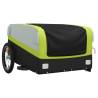 Bike Trailer Black and Green - 45 kg Iron | HipoMarket