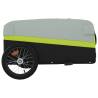 Bike Trailer Black and Green - 45 kg Iron | HipoMarket