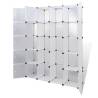 Modular Cabinet 14 Compartments - Stylish White Storage Solution