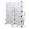 Modular Cabinet 14 Compartments - Stylish White Storage Solution