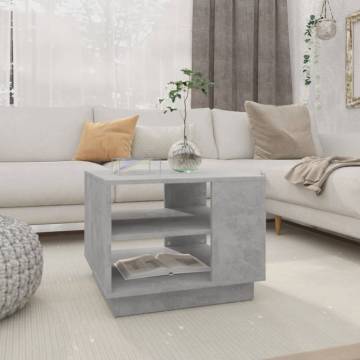 Modern Concrete Grey Coffee Table - Stylish & Practical | Hipo Market