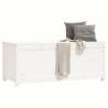 Storage Box White 110x50x45.5 cm | Solid Pinewood