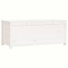 Storage Box White 110x50x45.5 cm | Solid Pinewood