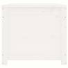 Storage Box White 110x50x45.5 cm | Solid Pinewood