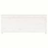 Storage Box White 110x50x45.5 cm | Solid Pinewood