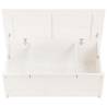 Storage Box White 110x50x45.5 cm | Solid Pinewood