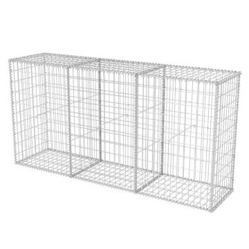 Gabion Basket Galvanised Steel 200x50x100 cm | Hipomarket