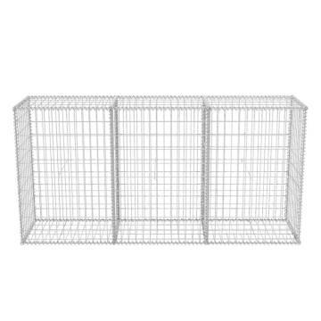 Gabion Basket Galvanised Steel 200x50x100 cm | Hipomarket