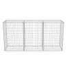 Gabion Basket Galvanised Steel 200x50x100 cm | Hipomarket