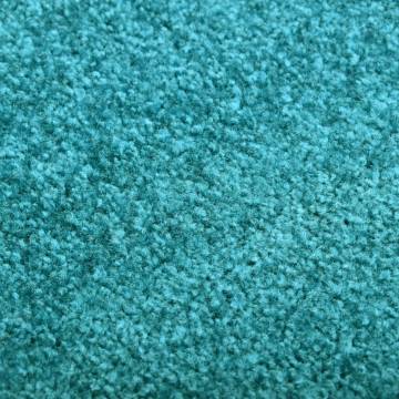 Washable Cyan Doormat 90x150 cm - Indoor/Outdoor | Hipomarket