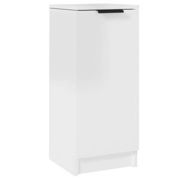 High Gloss White Sideboard - 30x30x70 cm | Hipo Market