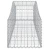 Arched Gabion Baskets - 200x50x40/60 cm (6 pcs) | Hipo Market