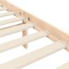 Wooden Bed Frame with Headboard 100x200 cm - Solid Pine