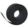 5 pcs Black Garden Edgings - Durable Polyethylene 10m x 20cm