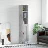 Highboard Concrete Grey 34.5x34x180 cm Engineered Wood Colour concrete grey Quantity in Package 1 Model 1 wood door 