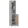 Elegant Highboard in Concrete Grey - Stylish Storage Solution