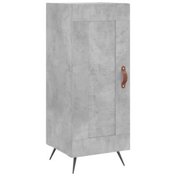 Elegant Highboard in Concrete Grey - Stylish Storage Solution