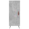 Elegant Highboard in Concrete Grey - Stylish Storage Solution