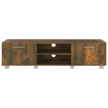 TV Cabinet Smoked Oak | Modern Engineered Wood Furniture