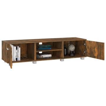 TV Cabinet Smoked Oak | Modern Engineered Wood Furniture