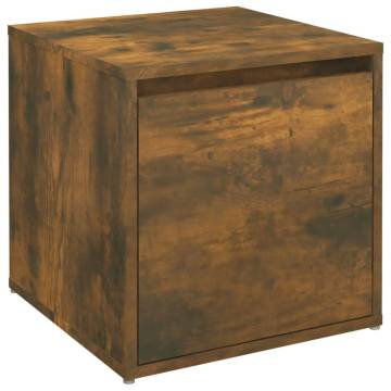 Stylish Box Drawer in Smoked Oak - 40.5x40x40 cm