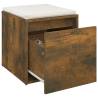 Stylish Box Drawer in Smoked Oak - 40.5x40x40 cm