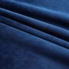 Elegant Dark Blue Velvet Blackout Curtains - 2 pcs 140x225 cm