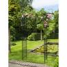 Nature Garden Arch - Metal Black 114x66x232 cm | Hipo Market