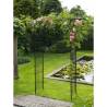 Nature Garden Arch - Metal Black 114x66x232 cm | Hipo Market