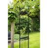 Nature Garden Arch - Metal Black 114x66x232 cm | Hipo Market