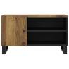 Stylish TV Cabinet 80x33x46 cm in Solid Mango Wood