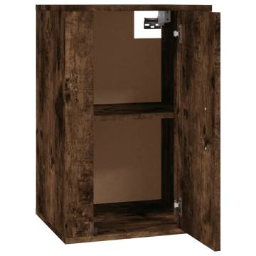 Wall Mounted TV Cabinet Smoked Oak - Stylish & Practical