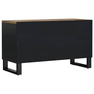 Stylish TV Cabinet 80x33x46 cm in Solid Mango Wood