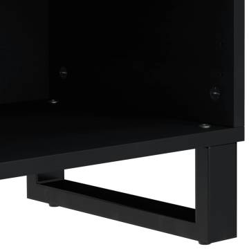 Stylish TV Cabinet 80x33x46 cm in Solid Mango Wood