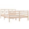 Solid Wood Pine Bed Frame 140x190 cm | Modern & Sturdy