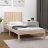 Bed Frame Solid Wood Pine 90x190 cm Single Colour natural Size 90 x 190 cm 