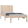 Single Bed Frame Solid Wood Pine 90x190 cm - Modern Design