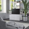 TV Cabinet High Gloss White 80x34x36 cm Engineered Wood Colour high gloss white Quantity in Package 1 