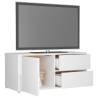 High Gloss White TV Cabinet - Stylish Design | HipoMarket