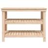 Solid Wood Pine Work Bench - 110.5x50x80 cm