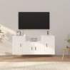 3 Piece TV Cabinet Set White Engineered Wood Colour white Quantity in Package 3 