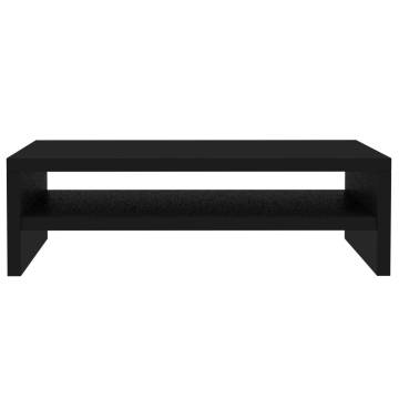 Monitor Stand Black - Engineered Wood - 42x24x13 cm