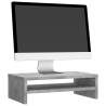 Stylish Monitor Stand Concrete Grey - 42x24x13 cm | Hipomarket