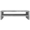 Stylish Monitor Stand Concrete Grey - 42x24x13 cm | Hipomarket