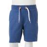 Kids' Shorts with Drawstring - Dark Blue Melange 104