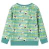 Kids' Sweatshirt Light Green Melange - Stylish & Comfortable