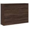 Shoe Cabinet Brown Oak 80x21x57 cm | Hipomarket