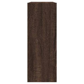 Shoe Cabinet Brown Oak 80x21x57 cm | Hipomarket