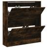 Shoe Cabinet Smoked Oak 80x21x87.5 cm Engineered Wood Colour smoked oak Size 80 x 21 x 87.5 cm Quantity in Package 1 Number of 