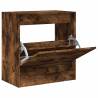 Shoe Cabinet Smoked Oak 60x34 cm - Space-Saving Storage